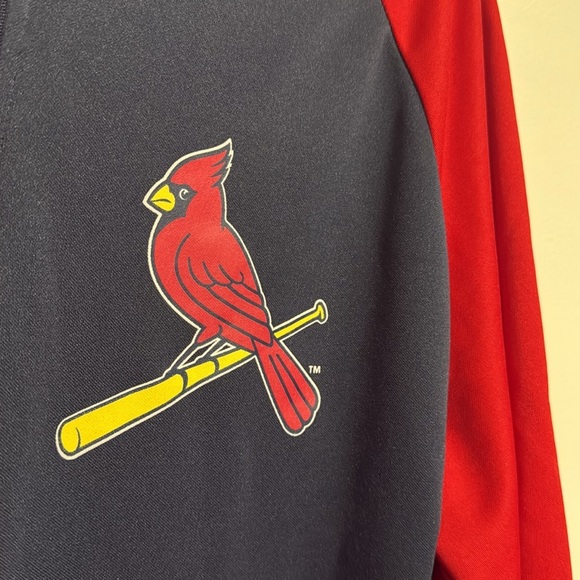 St. Louis Cardinals quarter zip up short sleeve pullover - Picture 5 of 10